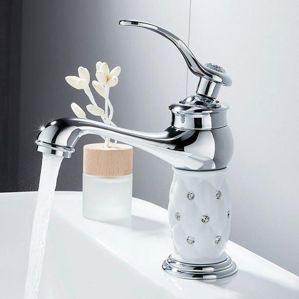 Bathroom Antique Brass Single Lever Basin Sink Faucet Hand Spray Mixer Taps